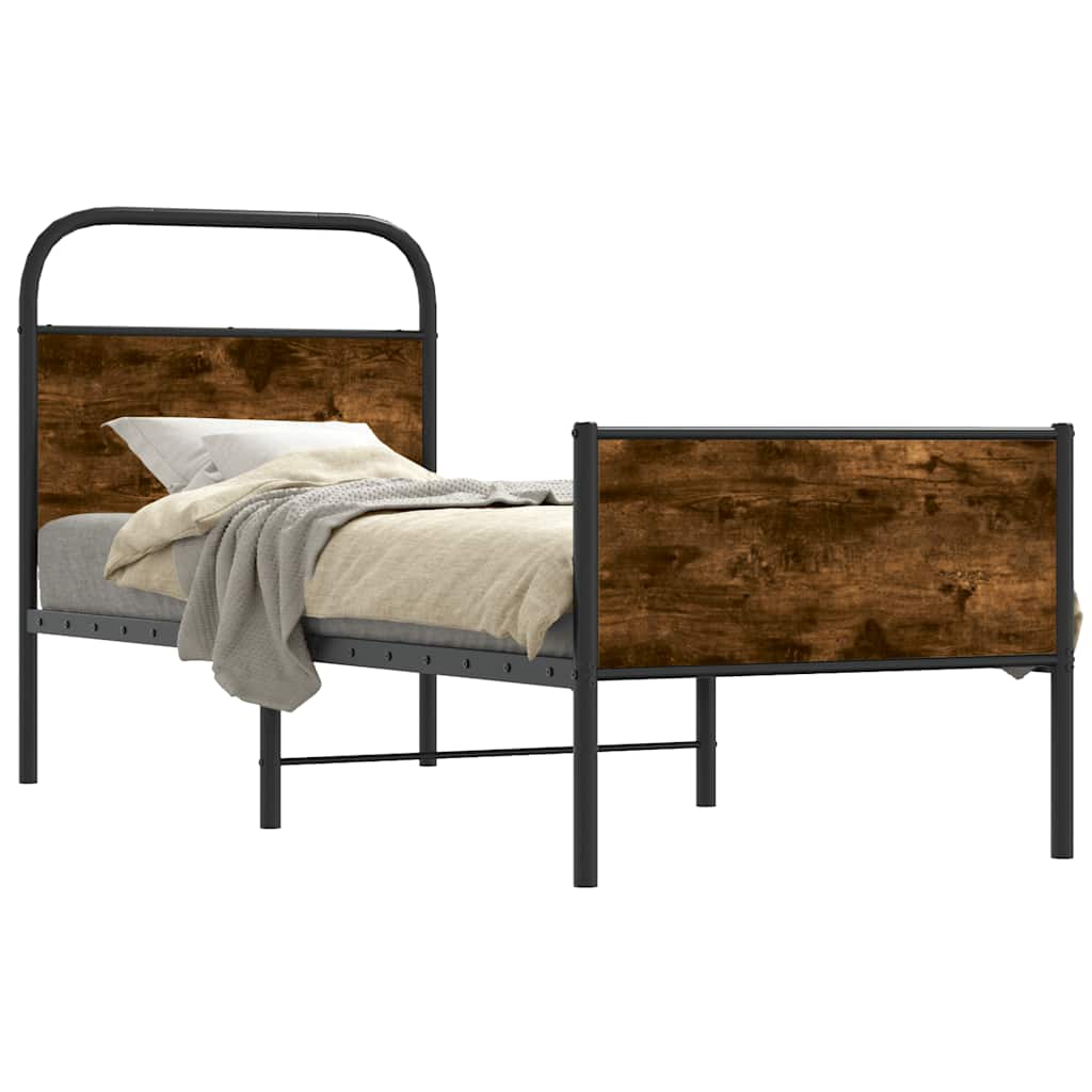 Giroletto senza Materasso Rovere Sonoma 75x190 cm in Truciolato | homemem39