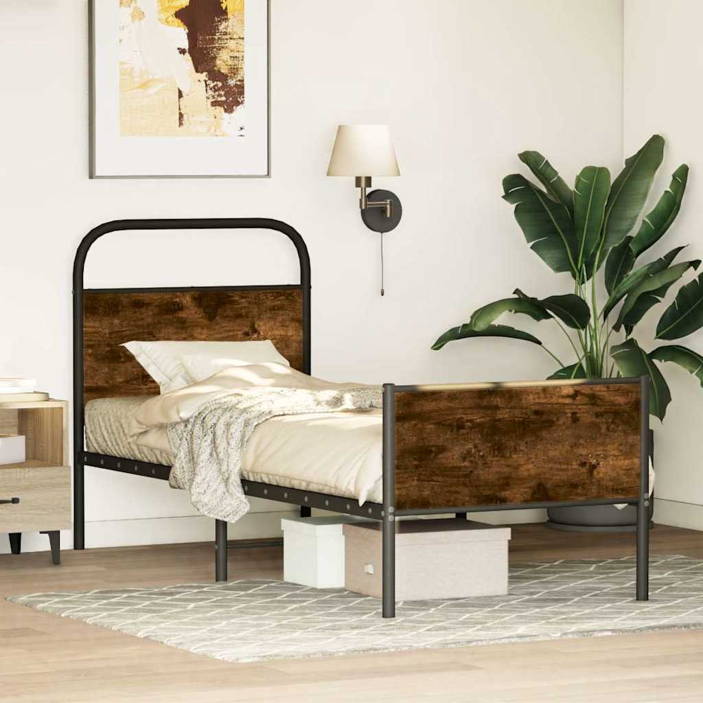 Giroletto senza Materasso Rovere Sonoma 75x190 cm in Truciolato | homemem39