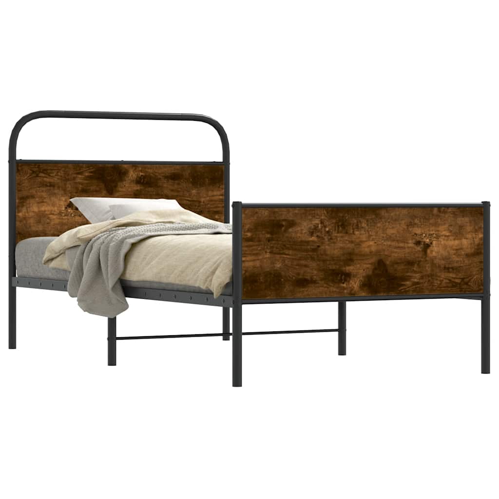Giroletto senza Materasso Rovere Sonoma 90x190 cm in Truciolato | homemem39
