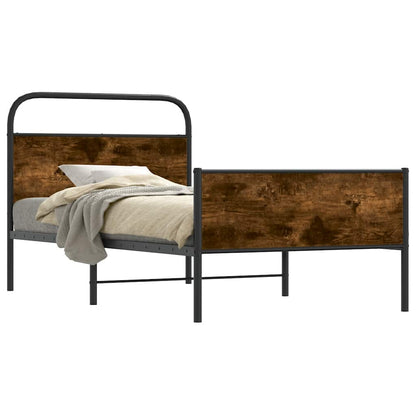 Giroletto senza Materasso Rovere Sonoma 90x190 cm in Truciolato | homemem39