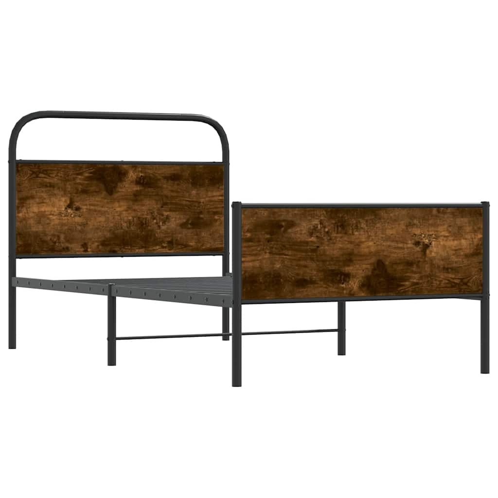 Giroletto senza Materasso Rovere Sonoma 90x190 cm in Truciolato