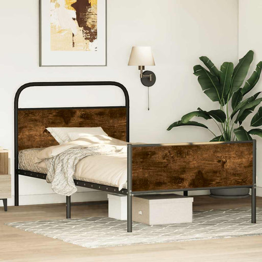 Giroletto senza Materasso Rovere Sonoma 90x190 cm in Truciolato | homemem39