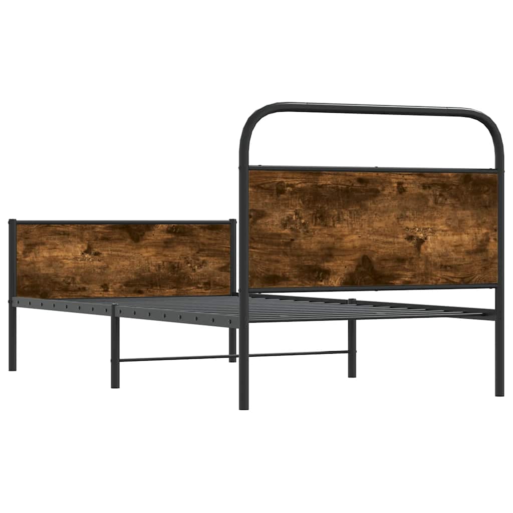 Giroletto senza Materasso Rovere Sonoma 100x200cm in Truciolato | homemem39