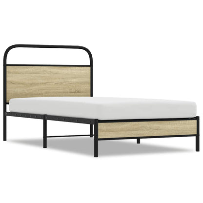 Giroletto senza Materasso Rovere Sonoma 100x200cm in Truciolato | homemem39