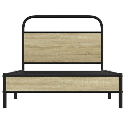 Giroletto senza Materasso Rovere Sonoma 100x200cm in Truciolato | homemem39