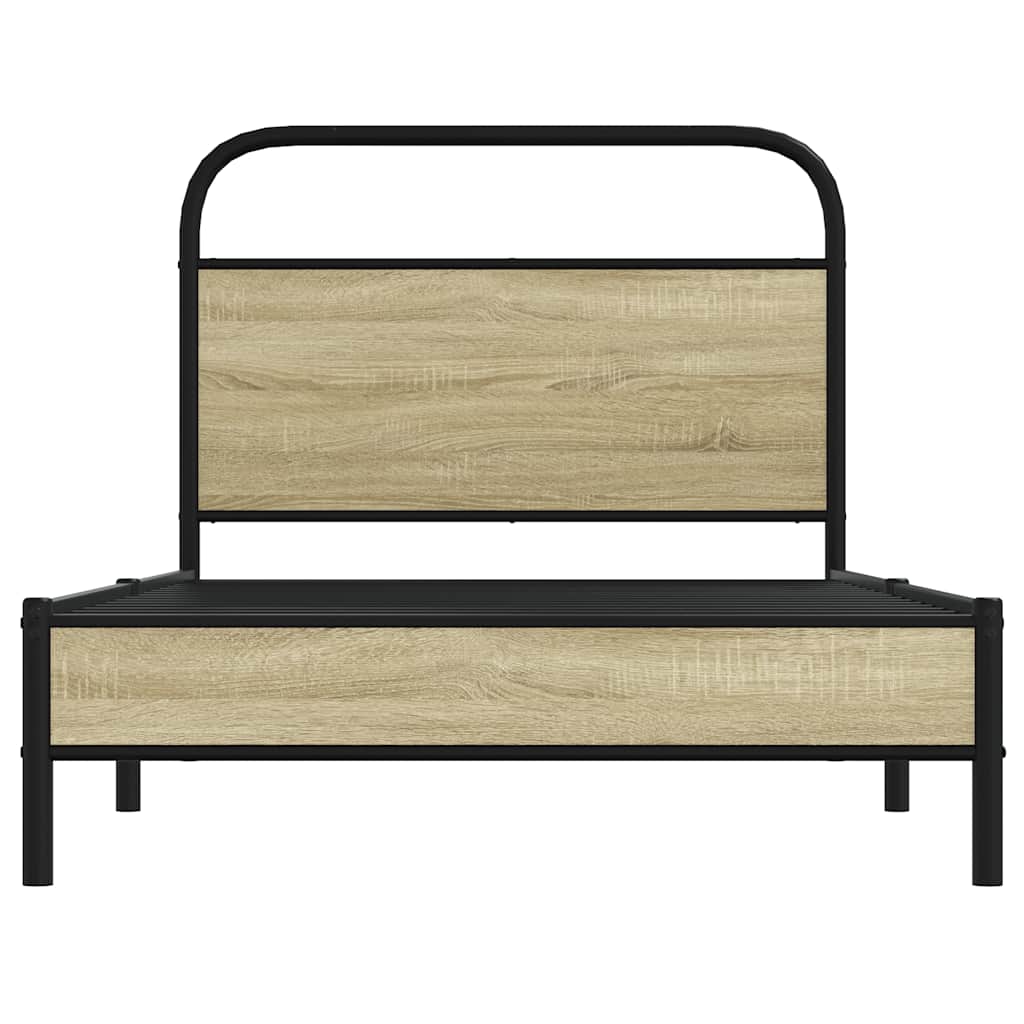 Giroletto senza Materasso Rovere Sonoma 107x203cm in Truciolato | homemem39