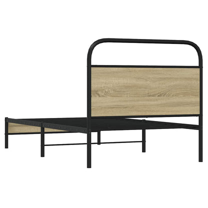 Giroletto senza Materasso Rovere Sonoma 107x203cm in Truciolato | homemem39