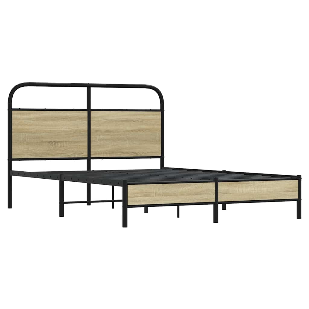 Giroletto senza Materasso Rovere Sonoma 120x190cm in Truciolato | homemem39