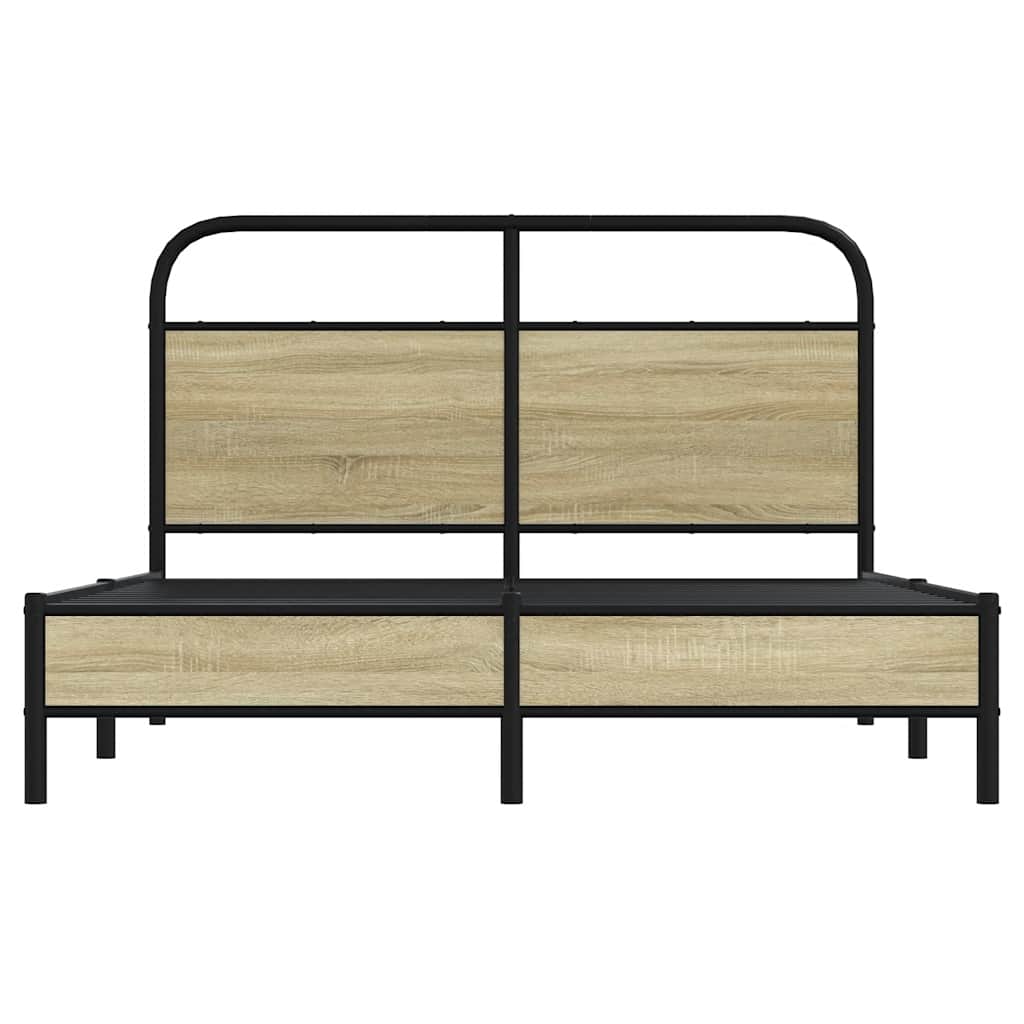 Giroletto senza Materasso Rovere Sonoma 120x190cm in Truciolato | homemem39