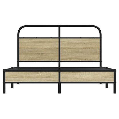 Giroletto senza Materasso Rovere Sonoma 120x190cm in Truciolato | homemem39