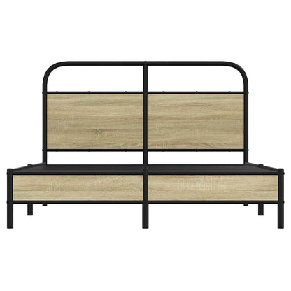 Giroletto senza Materasso Rovere Sonoma 140x190cm in Truciolato | homemem39