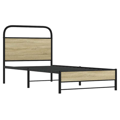 Giroletto senza Materasso Rovere Sonoma 80x200 cm in Truciolato | homemem39