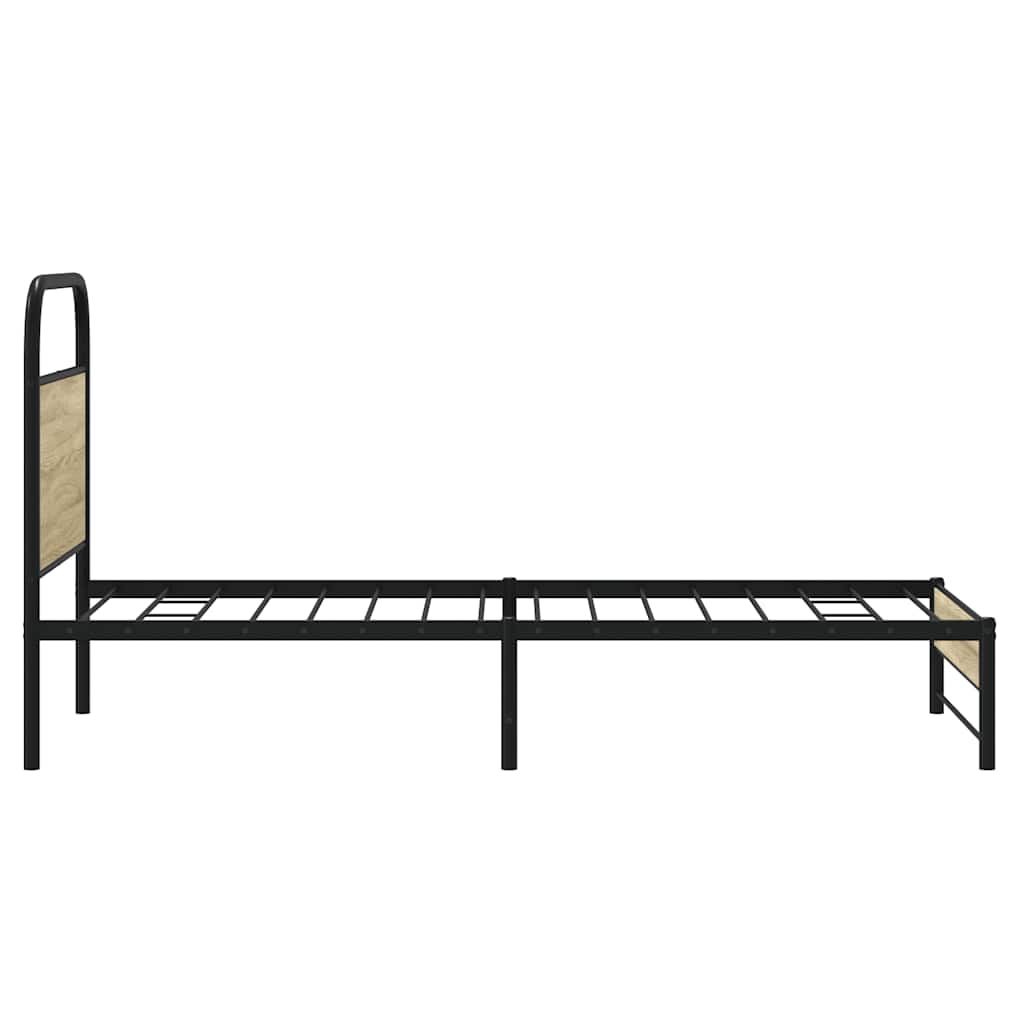 Giroletto senza Materasso Rovere Sonoma 80x200 cm in Truciolato | homemem39