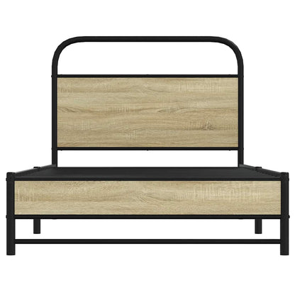 Giroletto senza Materasso Rovere Sonoma 100x200cm in Truciolato | homemem39