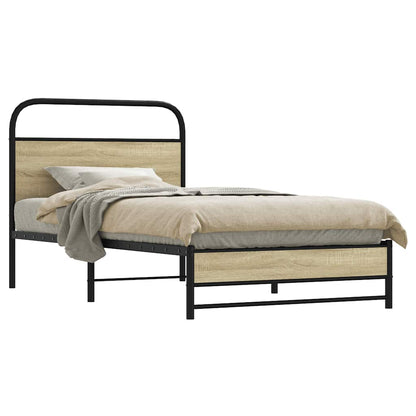 Giroletto senza Materasso Rovere Sonoma 100x200cm in Truciolato | homemem39
