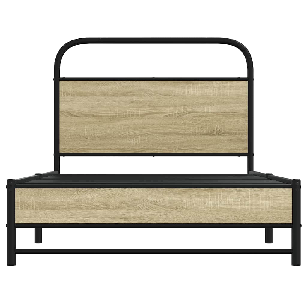 Giroletto senza Materasso Rovere Sonoma 107x203cm in Truciolato | homemem39