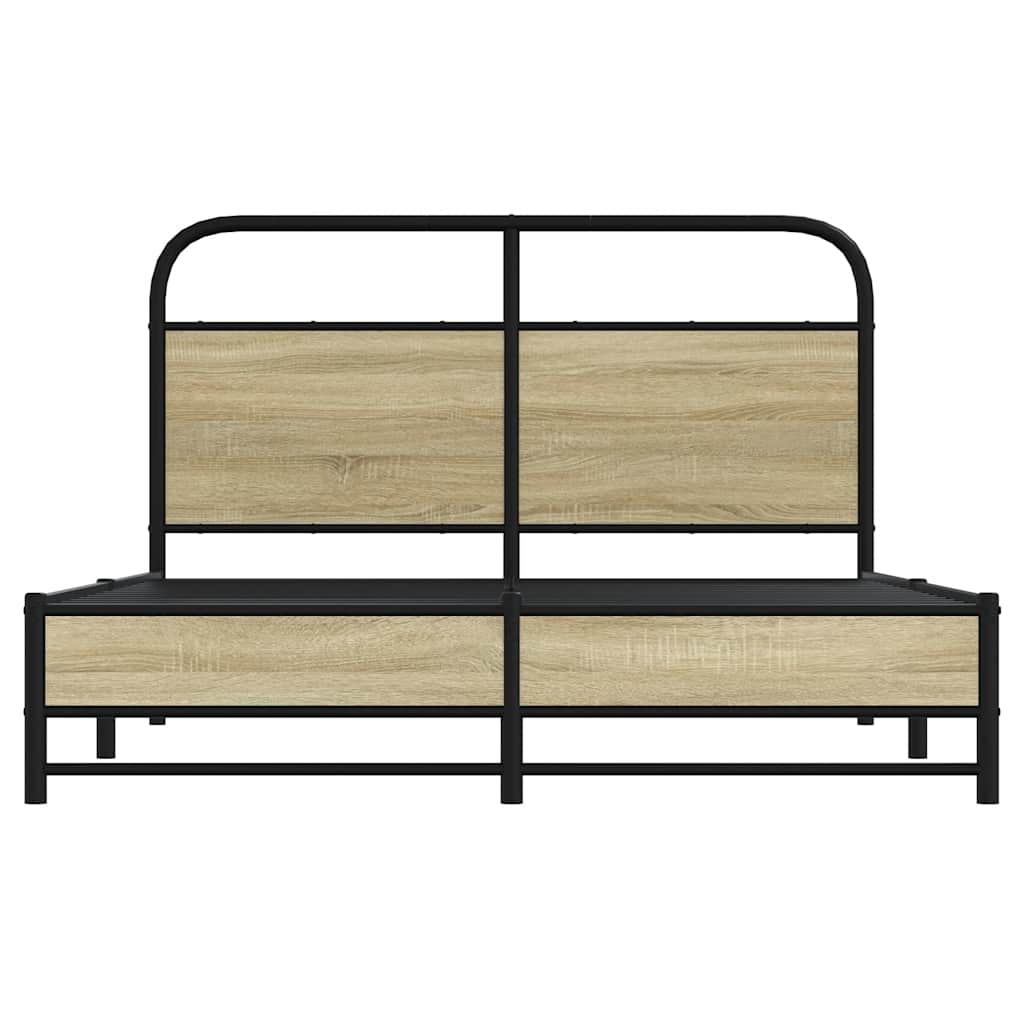 Giroletto senza Materasso Rovere Sonoma 120x190cm in Truciolato | homemem39