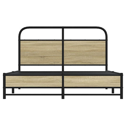 Giroletto senza Materasso Rovere Sonoma 120x190cm in Truciolato | homemem39