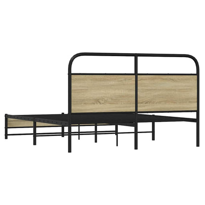 Giroletto senza Materasso Rovere Sonoma 150x200cm in Truciolato | homemem39