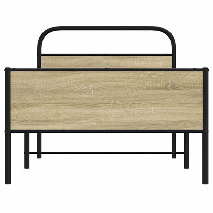 Giroletto senza Materasso Rovere Sonoma 90x200 cm in Truciolato | homemem39