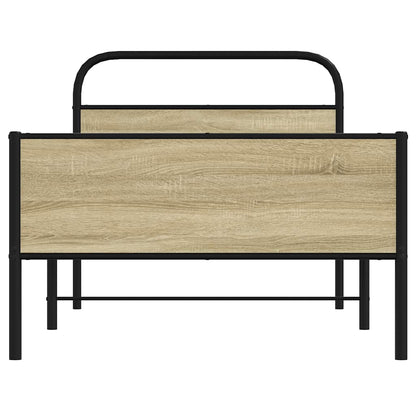 Giroletto senza Materasso Rovere Sonoma 100x200cm in Truciolato | homemem39