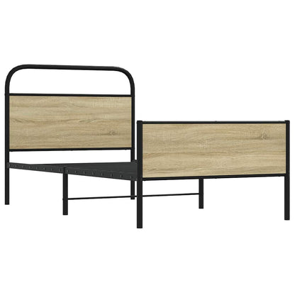 Giroletto senza Materasso Rovere Sonoma 107x203cm in Truciolato | homemem39