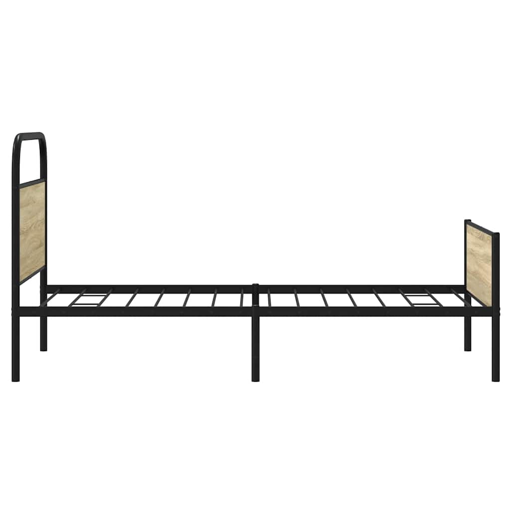 Giroletto senza Materasso Rovere Sonoma 107x203cm in Truciolato | homemem39