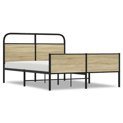 Giroletto senza Materasso Rovere Sonoma 120x190cm in Truciolato | homemem39