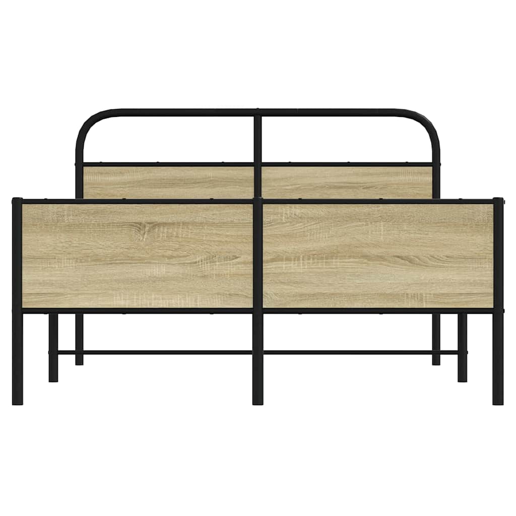Giroletto senza Materasso Rovere Sonoma 120x190cm in Truciolato | homemem39