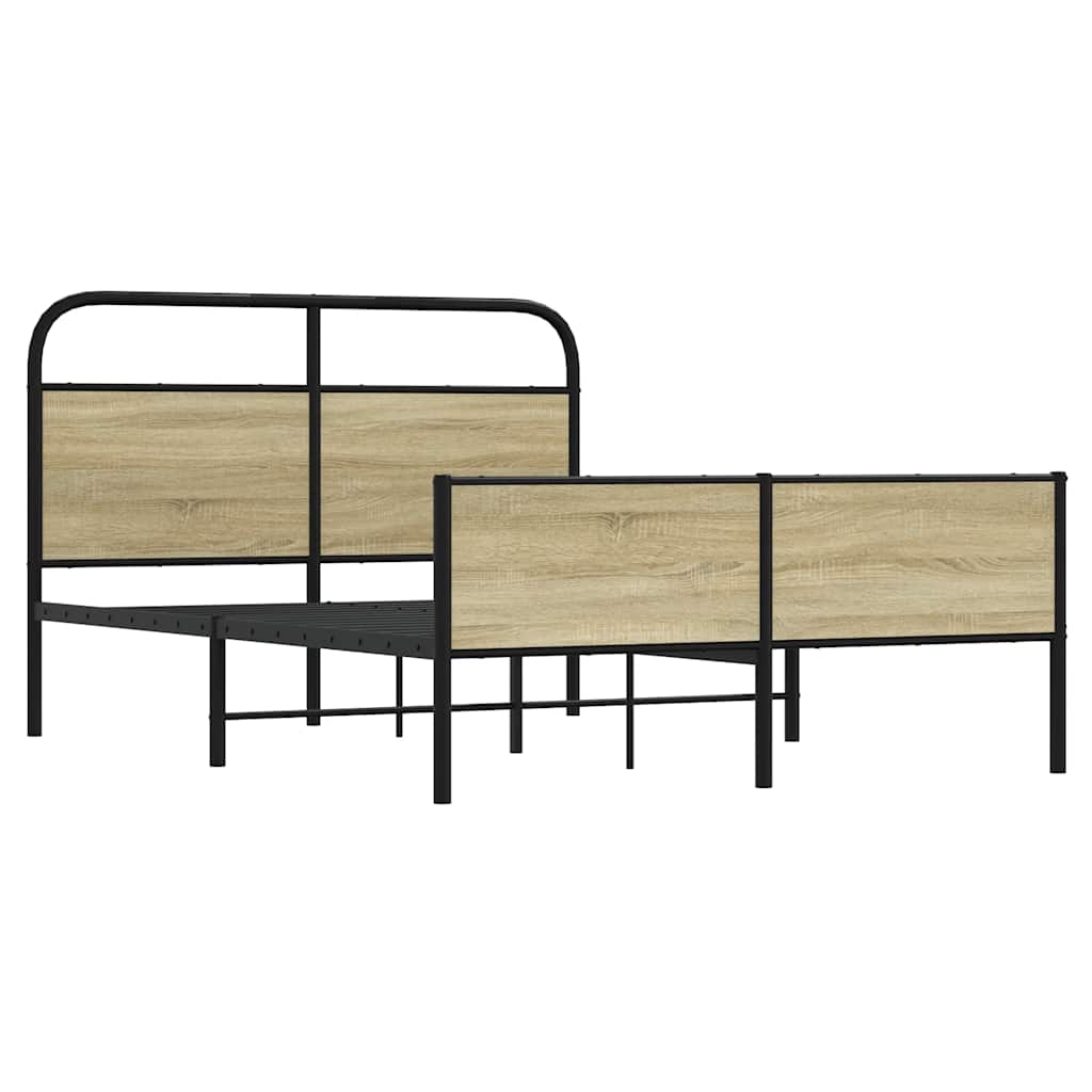 Giroletto senza Materasso Rovere Sonoma 120x200cm in Truciolato | homemem39