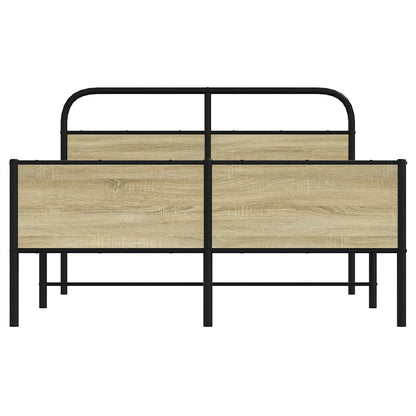 Giroletto senza Materasso Rovere Sonoma 135x190cm in Truciolato | homemem39