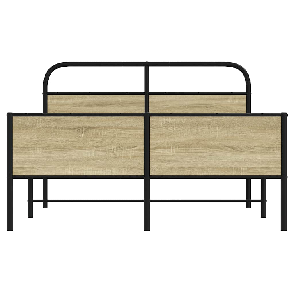 Giroletto senza Materasso Rovere Sonoma 140x190cm in Truciolato | homemem39
