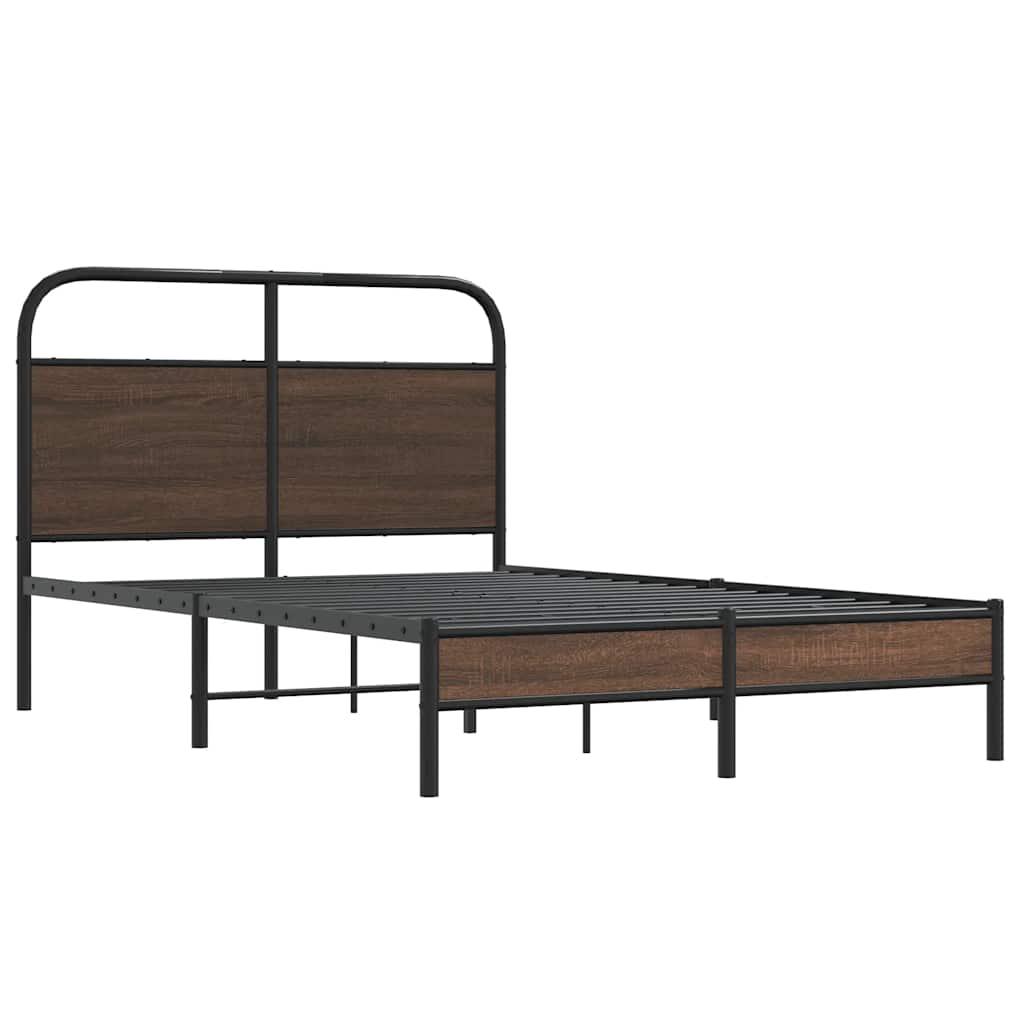Giroletto senza Materasso Rovere Marrone 120x200 cm Truciolato | homemem39