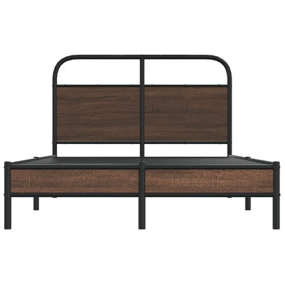 Giroletto senza Materasso Rovere Marrone 140x190 cm Truciolato | homemem39