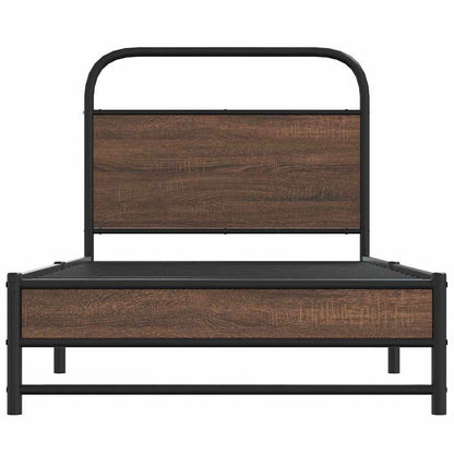 Giroletto senza Materasso Rovere Marrone 100x200 cm Truciolato | homemem39