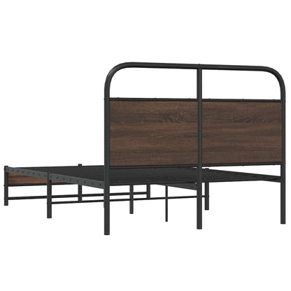 Giroletto senza Materasso Rovere Marrone 120x190 cm Truciolato | homemem39