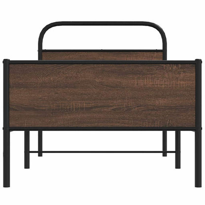 Giroletto senza Materasso Rovere Marrone 107x203 cm Truciolato | homemem39