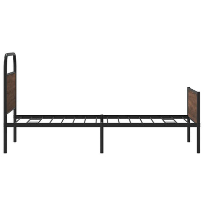 Giroletto senza Materasso Rovere Marrone 107x203 cm Truciolato | homemem39