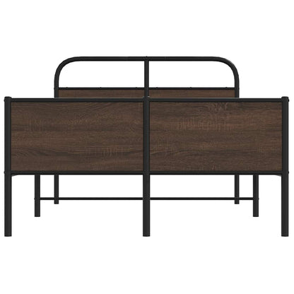 Giroletto senza Materasso Rovere Marrone 120x190 cm Truciolato | homemem39