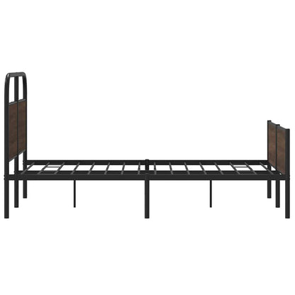 Giroletto senza Materasso Rovere Marrone 120x190 cm Truciolato | homemem39