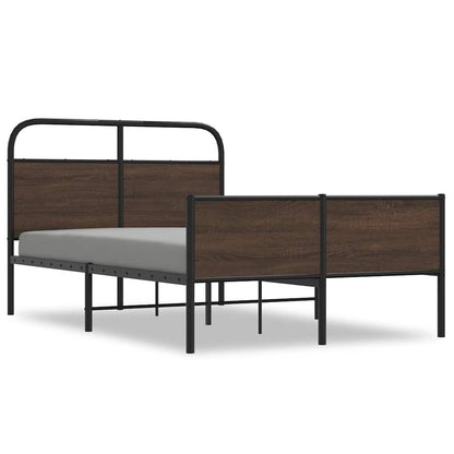 Giroletto senza Materasso Rovere Marrone 120x200 cm Truciolato | homemem39