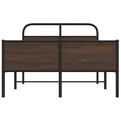 Giroletto senza Materasso Rovere Marrone 120x200 cm Truciolato | homemem39