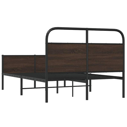 Giroletto senza Materasso Rovere Marrone 120x200 cm Truciolato | homemem39