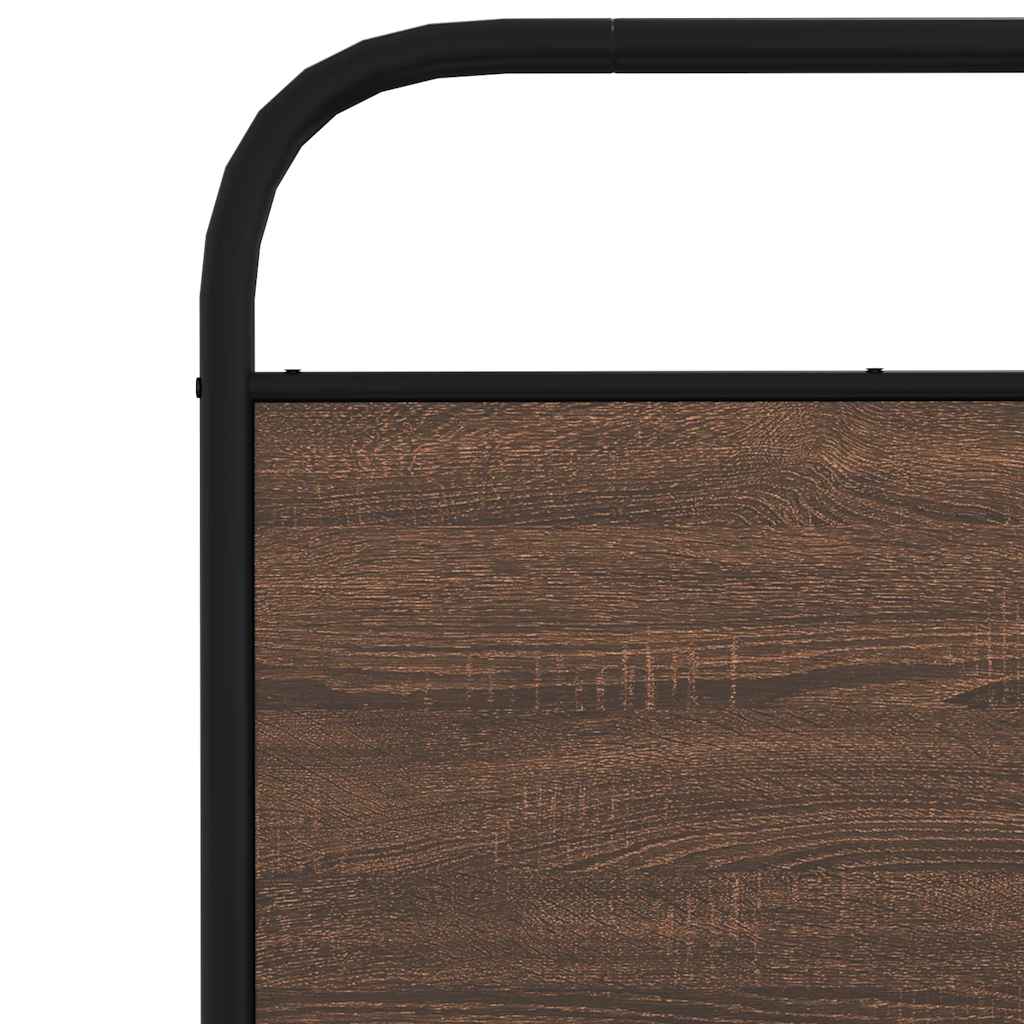 Giroletto senza Materasso Rovere Marrone 135x190 cm Truciolato | homemem39