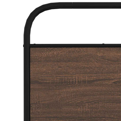 Giroletto senza Materasso Rovere Marrone 140x190 cm Truciolato | homemem39