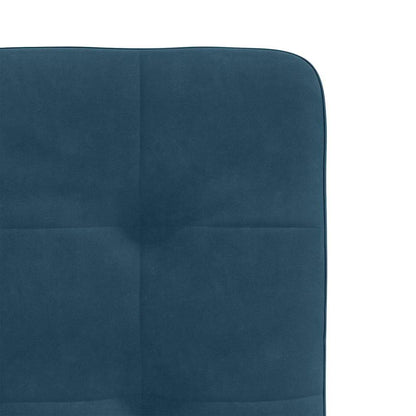 Sedie da Pranzo 4 pz Blu in Velluto | homemem39