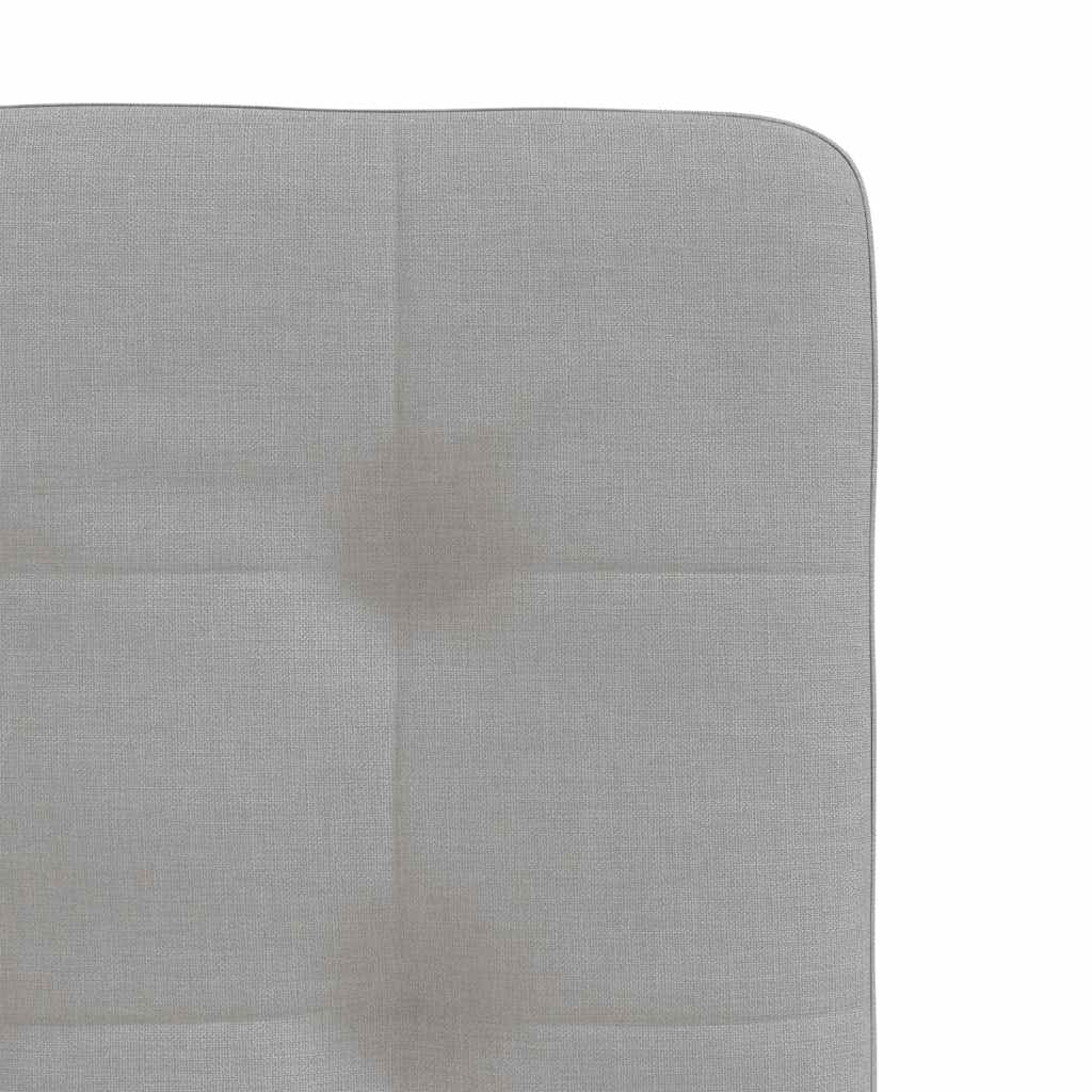 Sedie da Pranzo 4 pz Grigio Nuvola in Tessuto | homemem39