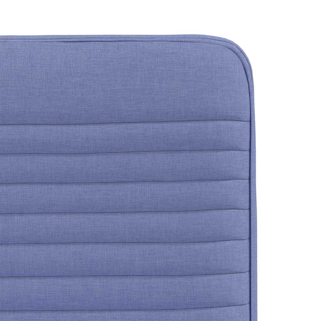 Sedie da Pranzo 4 pz Blu Jeans in Tessuto | homemem39