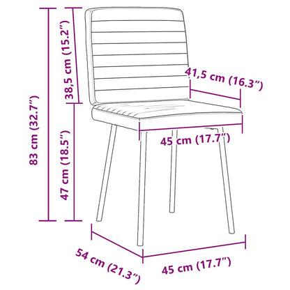 Sedie da Pranzo 4 pz Nere in Similpelle | homemem39