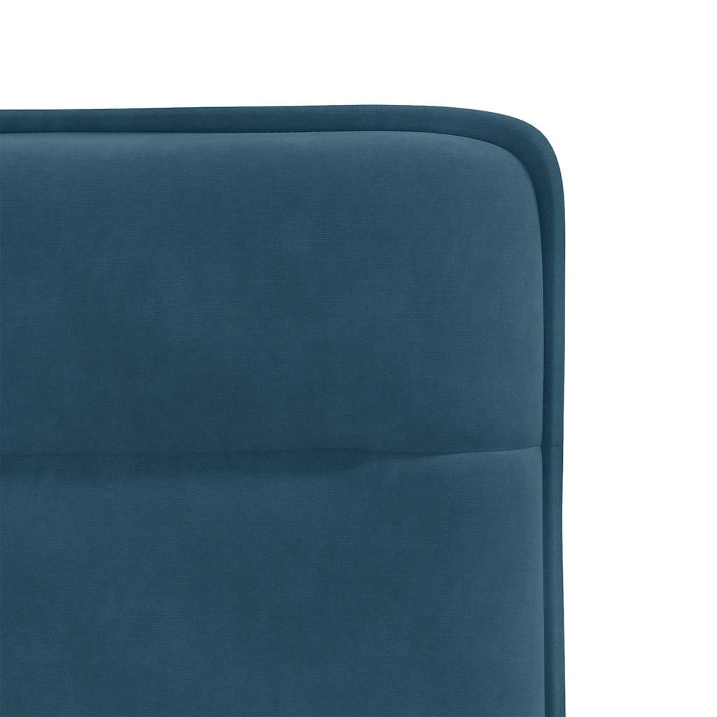 Sedie da Pranzo 4 pz Blu in Velluto | homemem39